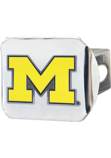Michigan Wolverines Chrome Car Accessory Hitch Cover