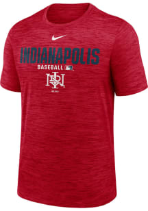 Nike Indianapolis Indians Red Velocity Short Sleeve T Shirt