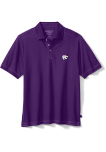 Tommy Bahama K-State Wildcats Mens Purple Sports Emfielder Short Sleeve Fashion Polo