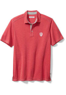 Tommy Bahama Indiana Hoosiers Mens Red Sport Paradiso Cove Short Sleeve Fashion Polo