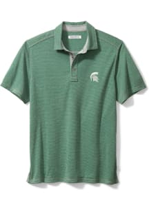 Tommy Bahama Michigan State Spartans Mens Green Sport Paradiso Cove Short Sleeve Fashion Polo
