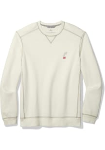 Tommy Bahama Cincinnati Bearcats Mens White Sport Tobago Long Sleeve Crew Sweatshrt