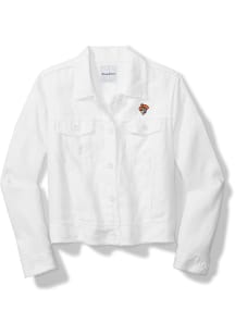 Tommy Bahama Oklahoma State Cowboys Womens White Two Palms Light Weight Jacket