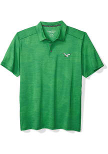 Tommy Bahama Philadelphia Eagles Mens Kelly Green Delray Frond Short Sleeve Fashion Polo
