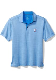 Tommy Bahama Texas Rangers Mens Light Blue San Raphael Short Sleeve Fashion Polo