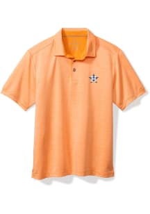 Tommy Bahama Houston Astros Mens Orange SPORT SAN RAPHAEL POLO Short Sleeve Fashion Polo