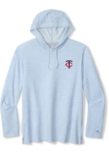 Tommy Bahama Minnesota Twins Mens Light Blue NEW COASTA VERA HOODIE Long Sleeve Hoodie