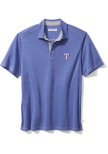 Tommy Bahama Texas Rangers Mens Blue Sport Paradiso Cove Short Sleeve Fashion Polo