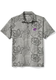 Tommy Bahama K-State Wildcats Mens Grey Sport Delray Fresco Short Sleeve Fashion Polo