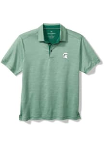 Tommy Bahama Michigan State Spartans Mens Green Sport San Raphael Short Sleeve Fashion Polo