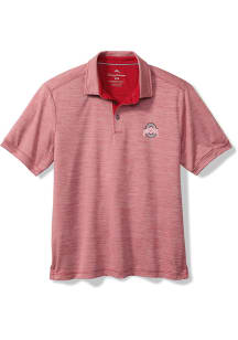 Tommy Bahama Ohio State Buckeyes Mens Red Sport San Raphael Short Sleeve Fashion Polo