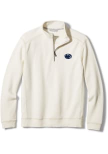 Tommy Bahama Penn State Nittany Lions Mens White SPORT TOBAGO BAY Long Sleeve Qtr Zip Pullover