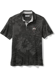 Tommy Bahama Ohio State Buckeyes Mens Charcoal SPORT SANTIAGO PARADISE Short Sleeve Fashion Polo