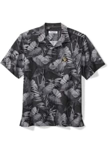 Tommy Bahama Colorado Buffaloes Mens Black SPORT BAHAMA FRONDS Short Sleeve Dress Shirt