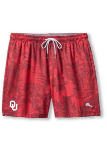 Tommy Bahama Oklahoma Sooners Mens Red Sport Naples Swim Trunks