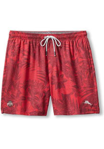 Tommy Bahama Ohio State Buckeyes Mens Red SPORT NAPLES Swim Trunks
