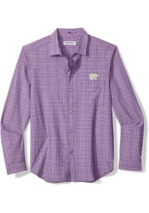 Tommy Bahama K-State Wildcats Mens Purple Bahama Coast Tidal Check Long Sleeve Dress Shirt
