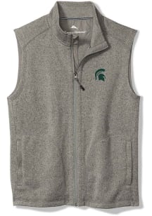 Tommy Bahama Michigan State Spartans Mens Grey Playoff Sleeveless Jacket