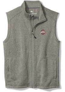 Tommy Bahama Ohio State Buckeyes Mens Grey Playoff Sleeveless Jacket
