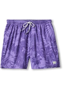 Tommy Bahama K-State Wildcats Mens Purple Naples Santiago Palms Swim Trunks