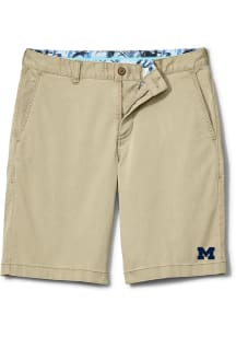 Tommy Bahama Michigan Wolverines Mens Khaki  Shorts