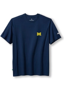 Tommy Bahama Michigan Wolverines  Saved By The Wave Short Sleeve Fashion T Shirt