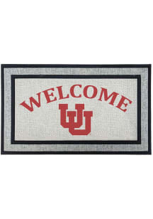 Utah Utes Welcome 18x30 Door Mat
