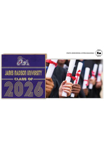 James Madison Dukes Class of 2026 Floating Picture Frame - Purple