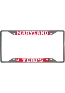Maryland Terrapins Logo License Plate Frame - Red