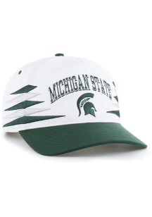 47 Michigan State Spartans Diamond Cut Hitch Adjustable Hat - White
