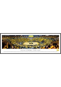Blakeway Panoramas Michigan Wolverines Basketball Standard Framed Posters