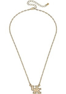 Kentucky Wildcats Matte Logo Necklace