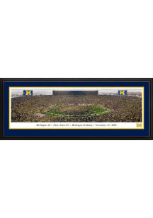 Blakeway Panoramas Michigan Wolverines Storm the Field Deluxe Framed Posters
