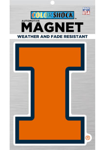 Illinois Fighting Illini 6in Main Mark Magnet