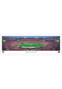 Blakeway Panoramas Alabama Crimson Tide Football Night Game Tubed Unframed Poster