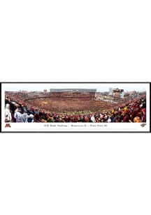 Blakeway Panoramas Minnesota Golden Gophers Storm the Field Standard Framed Posters