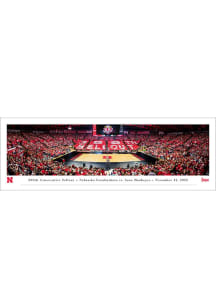 Blakeway Panoramas Nebraska Cornhuskers Volleyball Tubed Unframed Poster