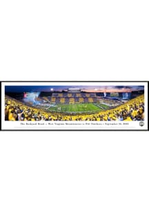 Blakeway Panoramas West Virginia Mountaineers Backyard Brawl 2023 Standard Framed Posters
