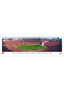 Blakeway Panoramas Nebraska Cornhuskers Memorial Stadium 100th Anniversary Tubed Unframed Poster