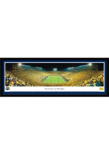 Blakeway Panoramas Michigan Wolverines Night Select Framed Posters