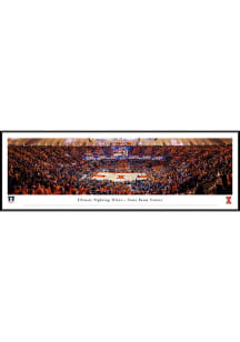 Blakeway Panoramas Illinois Fighting Illini Basketball State Farm Center 2024 Standard Framed Post..