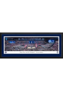 Blakeway Panoramas UConn Huskies 2024 Mens National Champions Deluxe Framed Posters