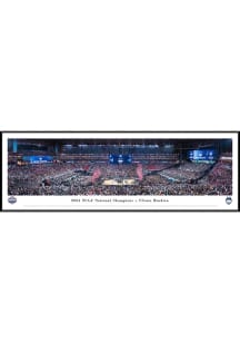 Blakeway Panoramas UConn Huskies 2024 Mens National Champions Standard Framed Posters