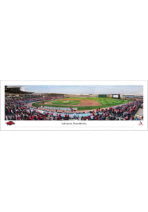 Blakeway Panoramas Arkansas Razorbacks Baseball Tubed Design Unframed Poster