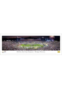 Blakeway Panoramas Michigan Wolverines 2024 Tubed Unframed Poster