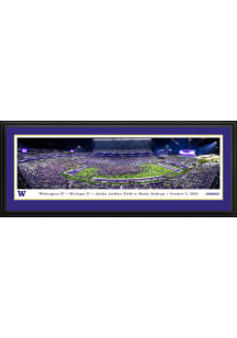 Blakeway Panoramas Washington Huskies Storm the Field Deluxe Framed Posters