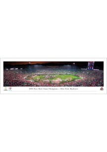 Blakeway Panoramas Ohio State Buckeyes 2025 Rose Bowl Champions Unframed Poster