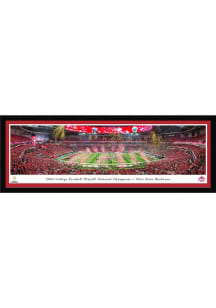 Blakeway Panoramas Ohio State Buckeyes 2024 Football National Champions Framed Posters