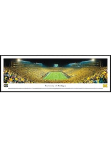 Blakeway Panoramas Michigan Wolverines Michigan Stadium Endzone Standard Framed Posters