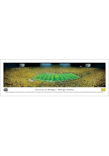 Blakeway Panoramas Michigan Wolverines Under The Lights Tubed Unframed Poster